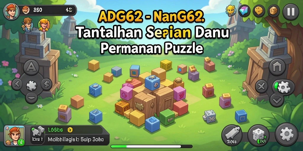 Screenshot ADG62 menampilkan tantangan seru dalam gameplay Puzzle.