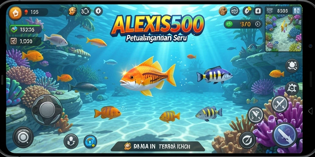 Tampilkan aksi seru menangkap ikan di ALEXIS500.