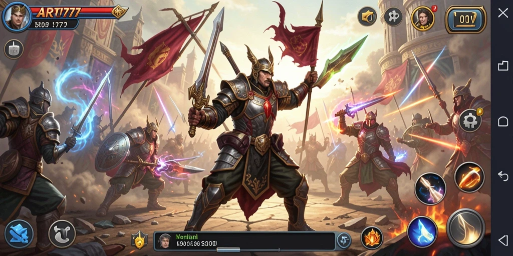 Menampilkan gameplay menara bertahan yang seru di ARTIS777.