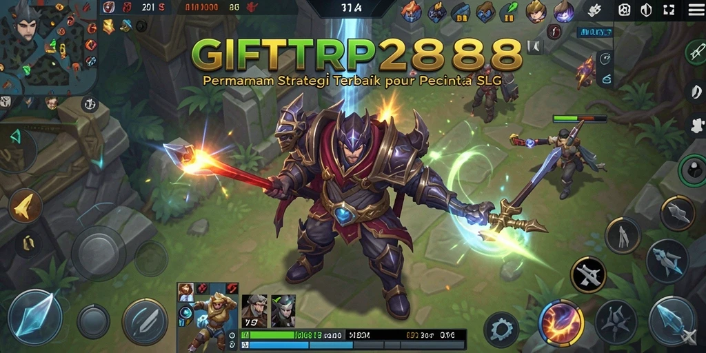 Tampilan gameplay menarik dalam GIFTRP288 yang menunjukkan strategi pertempuran.
