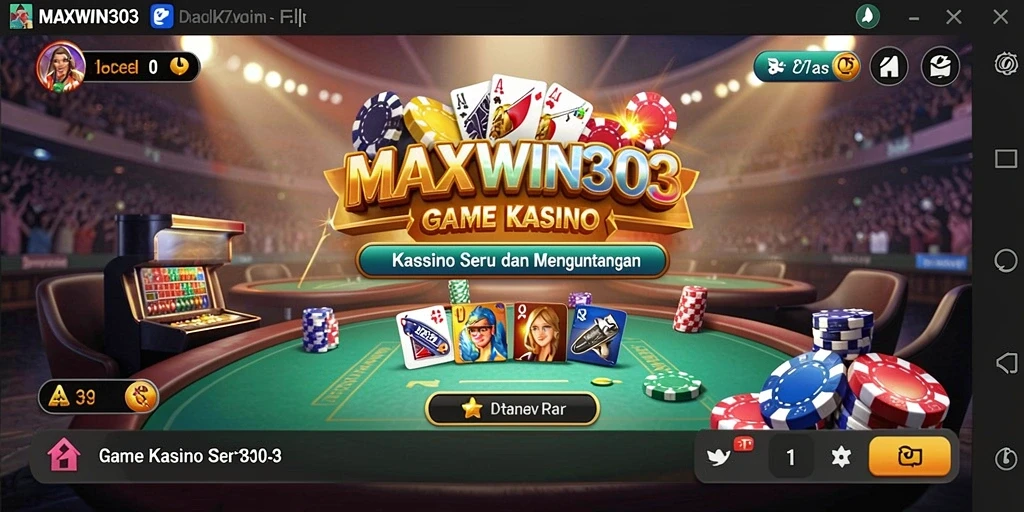 Tampilan menarik dari gameplay Kasino di MAXWIN303.