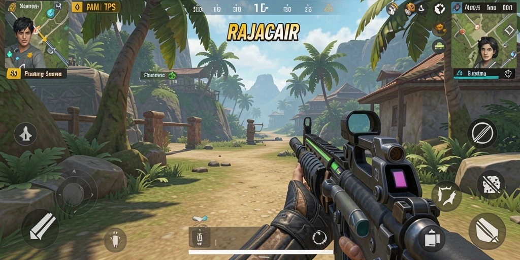 Tampilan gameplay seru dari RAJACAIR yang memukau.