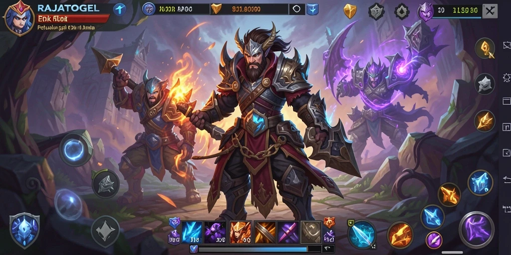 Tampilan gameplay mengasyikkan dari RAJATOGEL dengan pertarungan epik.