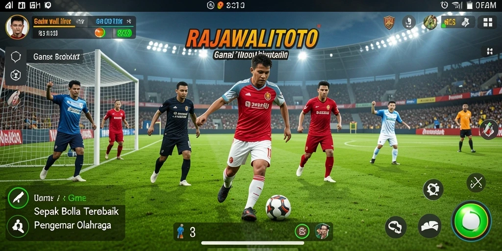Gameplay menarik di lapangan sepak bola RAJAWALITOTO.