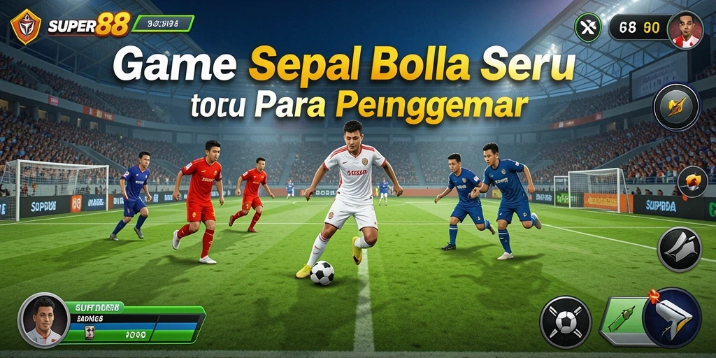 Tampilan gameplay SUPER88 yang menarik saat pertandingan sepak bola.