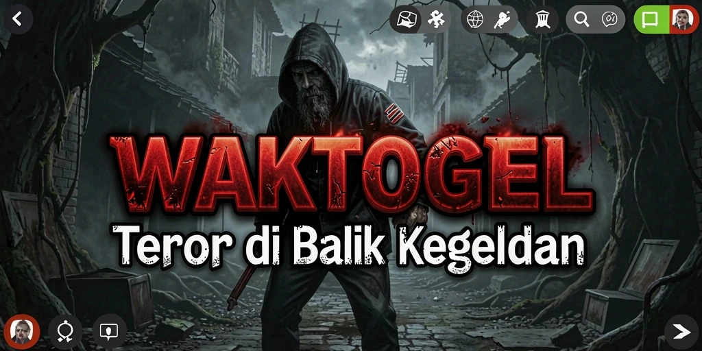 Tampilan gameplay WAKTOGEL yang mencekam dan menantang.