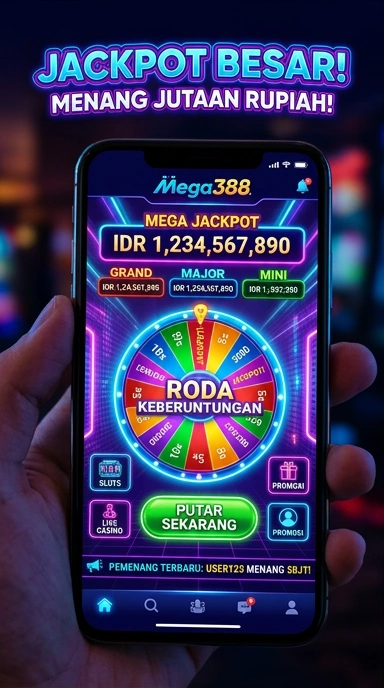 Tampilan utama aplikasi mega388 dengan pilihan aplikasi yang menarik.