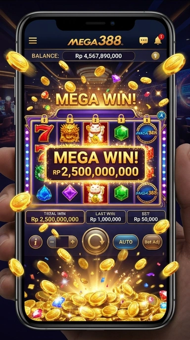 Screenshot fitur pencarian aplikasi di mega388 yang mudah digunakan.